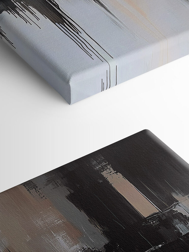 Black and white painting Black and white painting