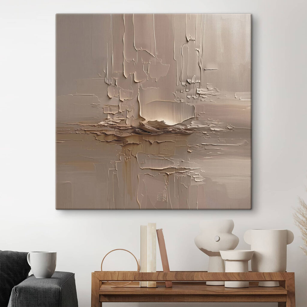 Abstract textures in soft hues