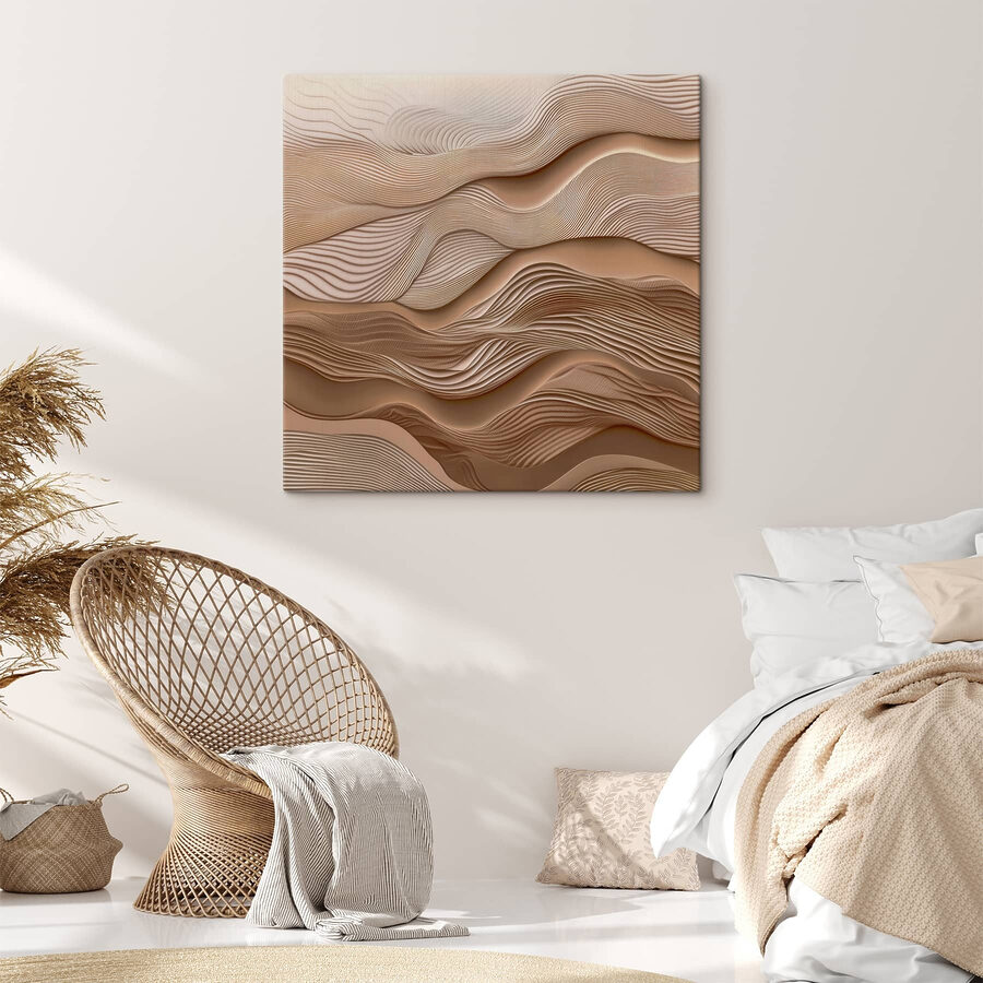 Měkké vlny texturovaného designu