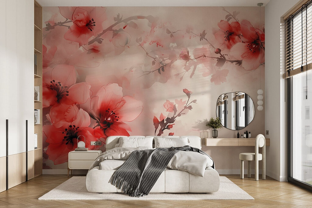 Delicate blooms in soft hues