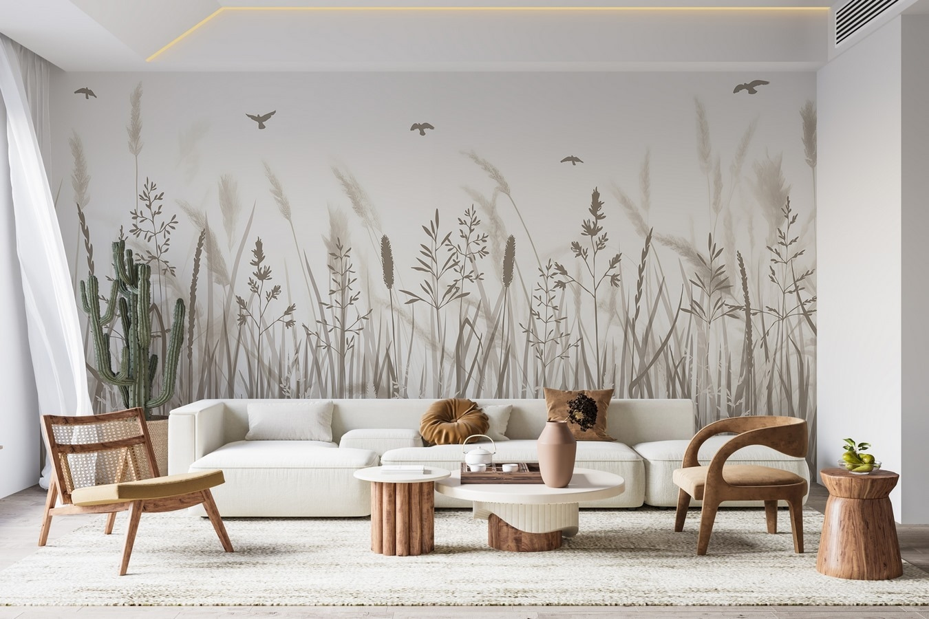 w02119pig107mr - Pole s trávou a poletujícími ptáky - tegory