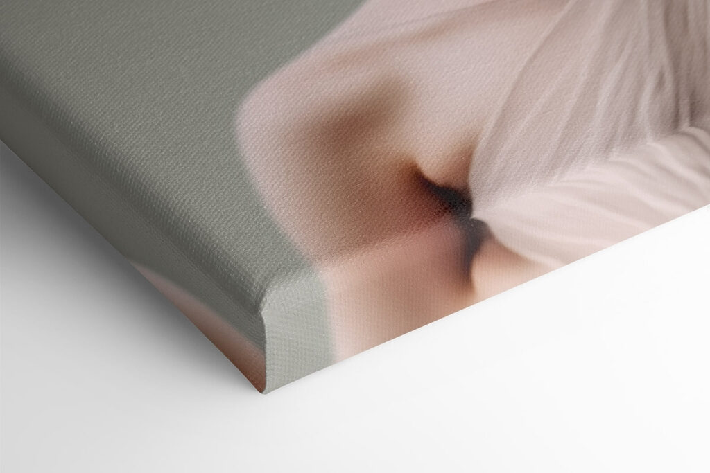 Woman with flowers on her head