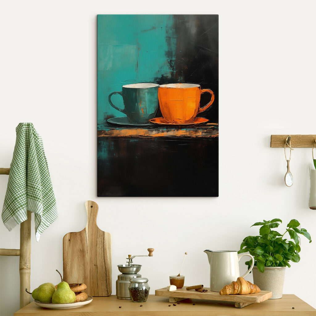 Painting of two cups