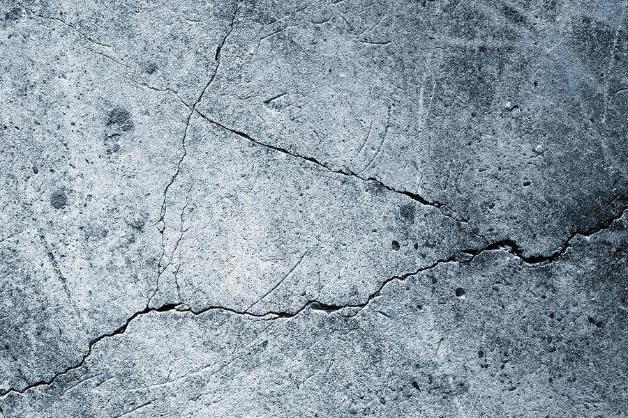 Popraskaný povrch s jedinečnou strukturou