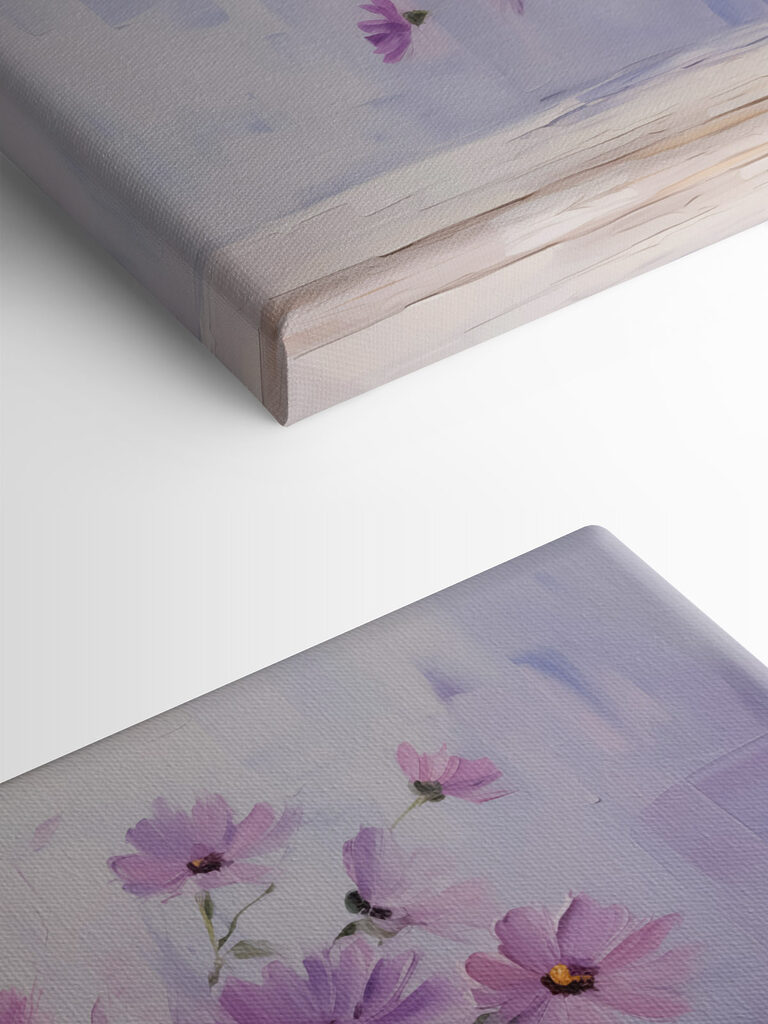 Painting of flowers in a vase