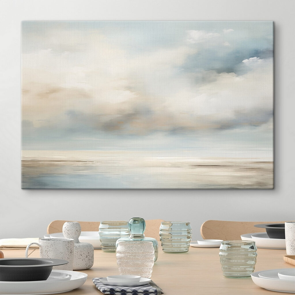 Cloudy sky over a body of water