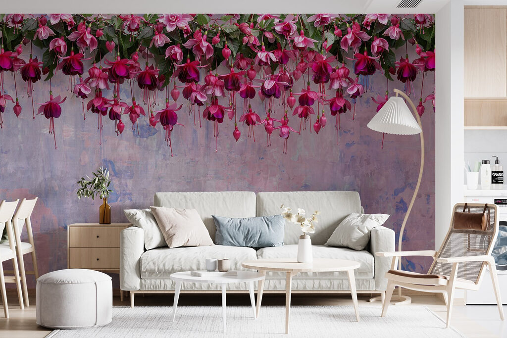 Group of pink flowers