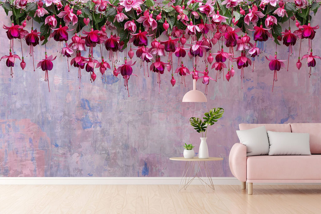 Group of pink flowers