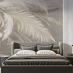 Fototapeta Jemné peří v měkkých odstínech