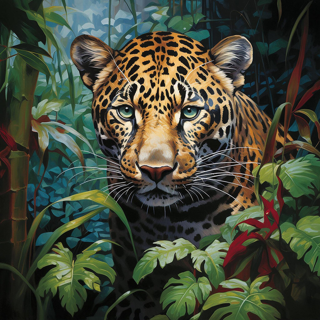 Leopard in the jungle