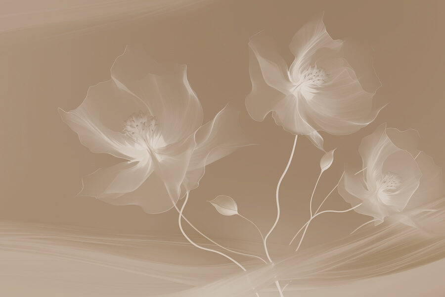 Delicate blooms in soft tones Delicate blooms in soft tones