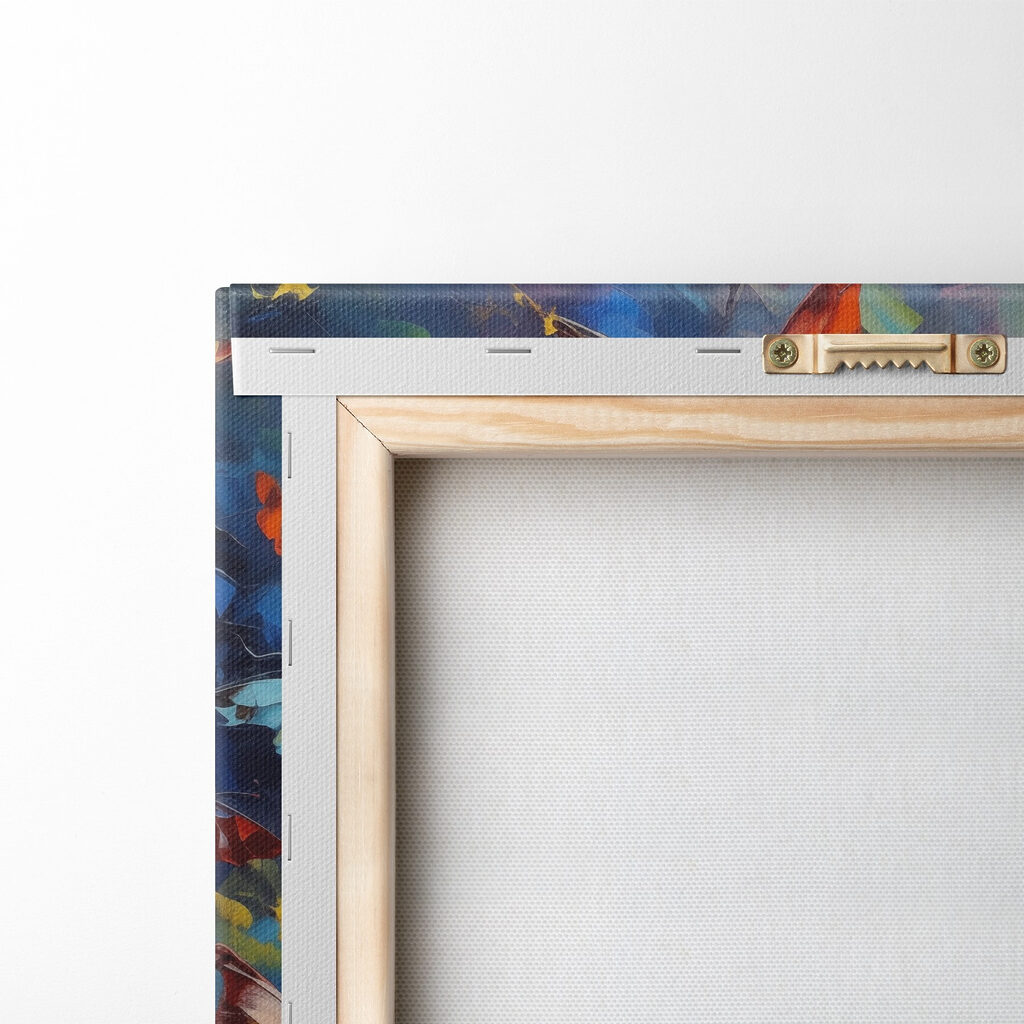 Painting of butterflies flying