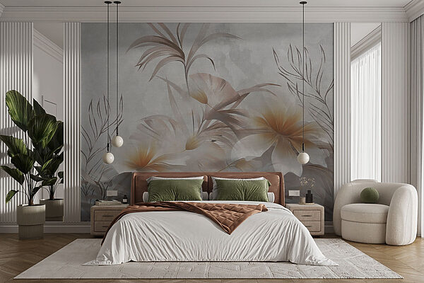 Elegantní květinový design s jemnými odstíny Elegantní květinový design s jemnými odstíny