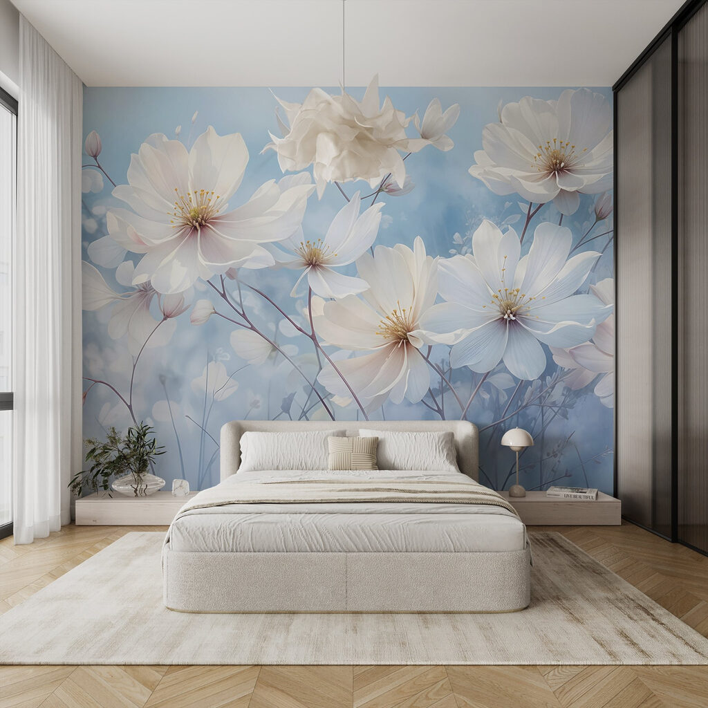 Group of white flowers