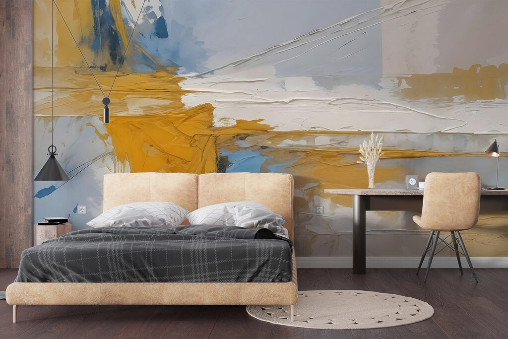 Painting of a colorful painting