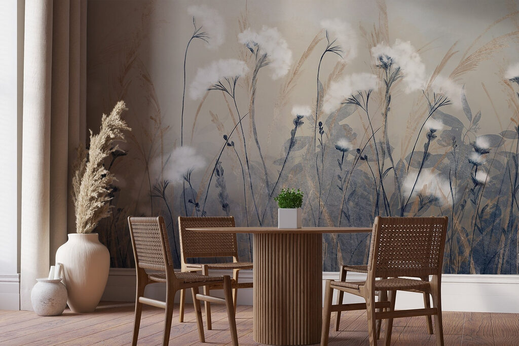 Group of flowers in a field Group of flowers in a field