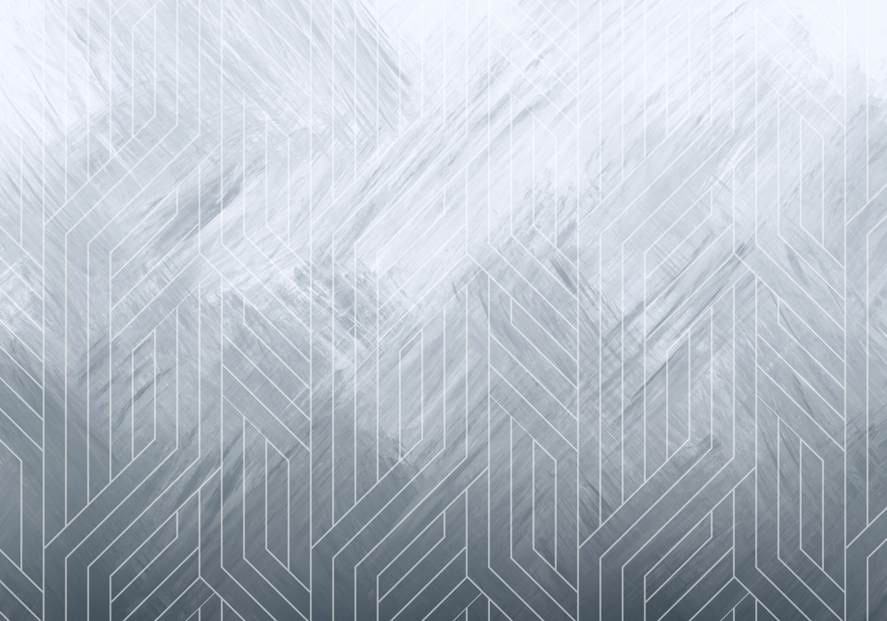 White lines on a gray surface