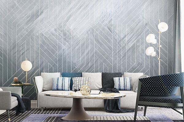 White lines on a gray surface White lines on a gray surface