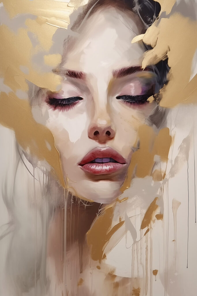 Ethereal beauty encased in art