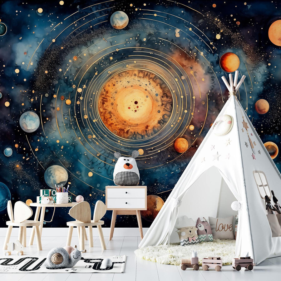 Fototapeta Malování planet ve vesmíru - Image 3