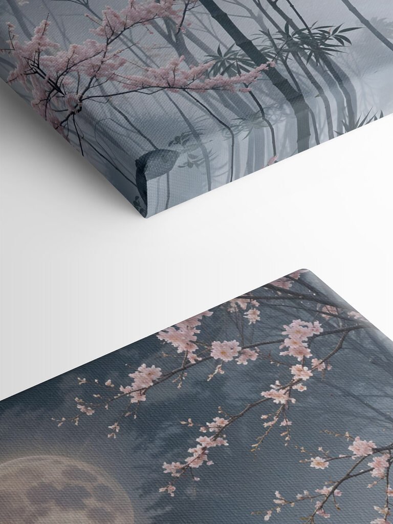 Full moon in the sky