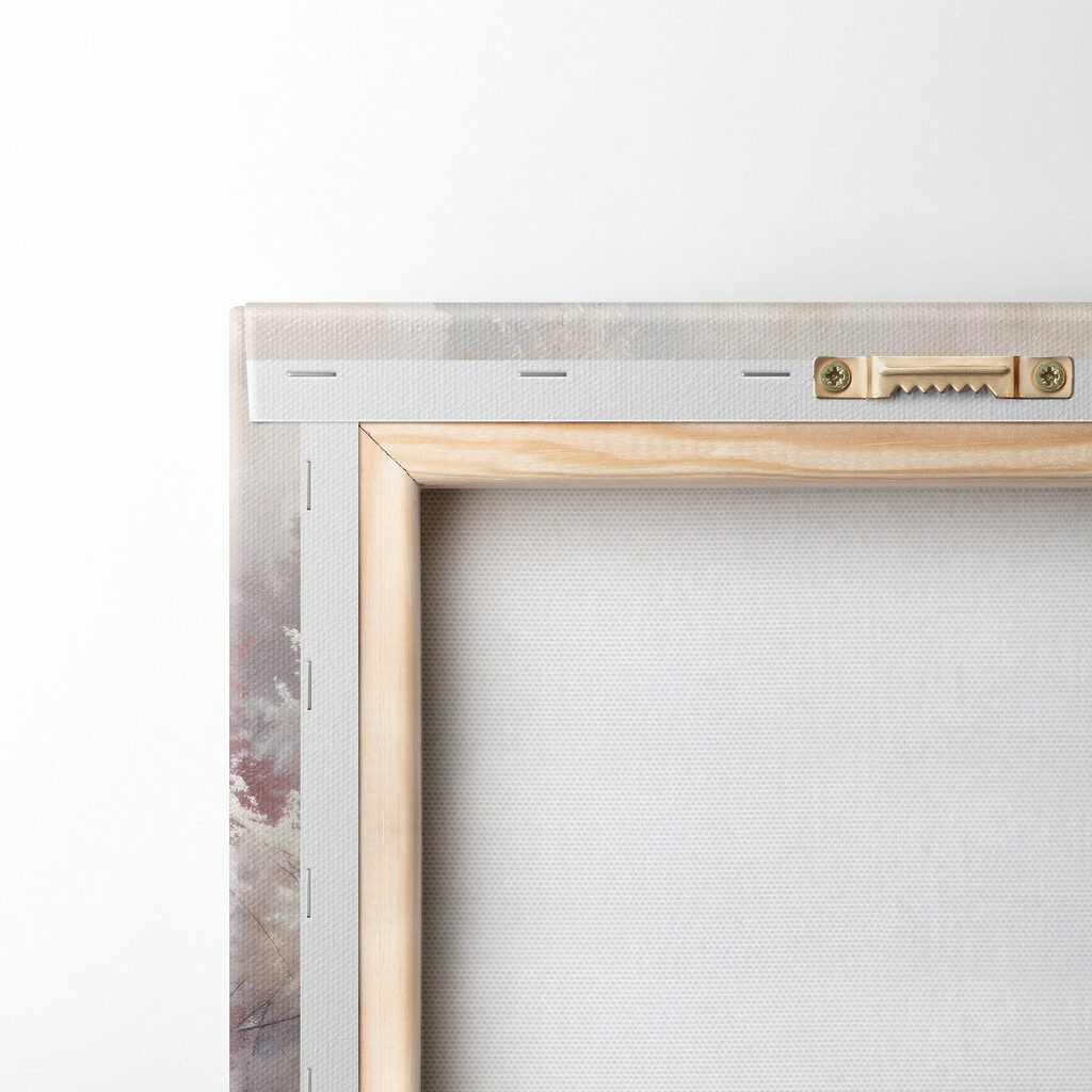 Water body with trees and a cloudy sky