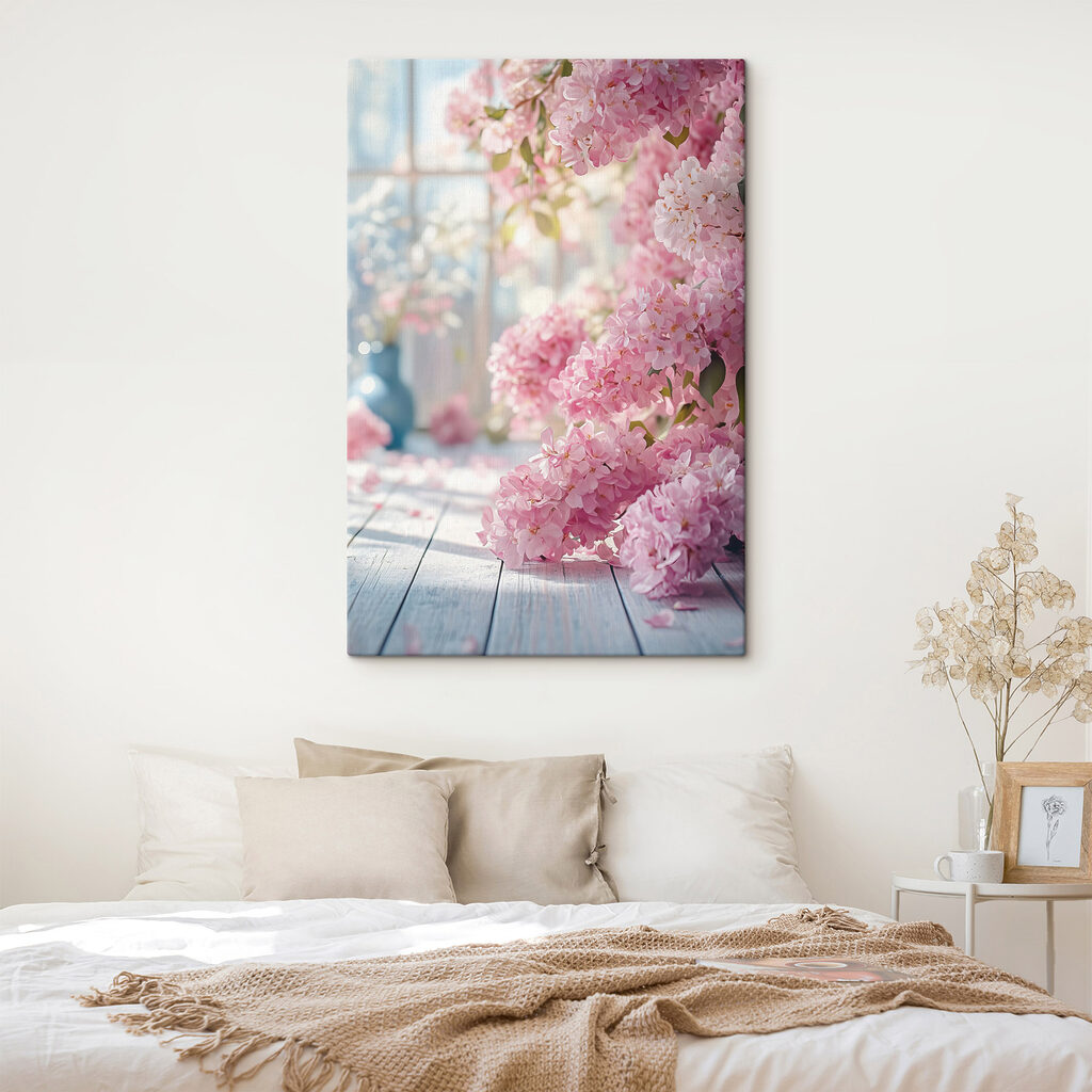 Bunch of pink flowers