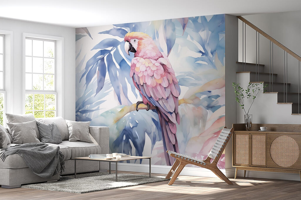 Colorful bird on a branch Colorful bird on a branch