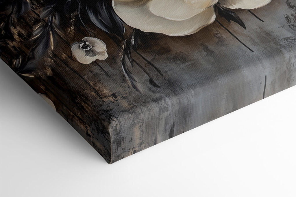 Painting of white flowers