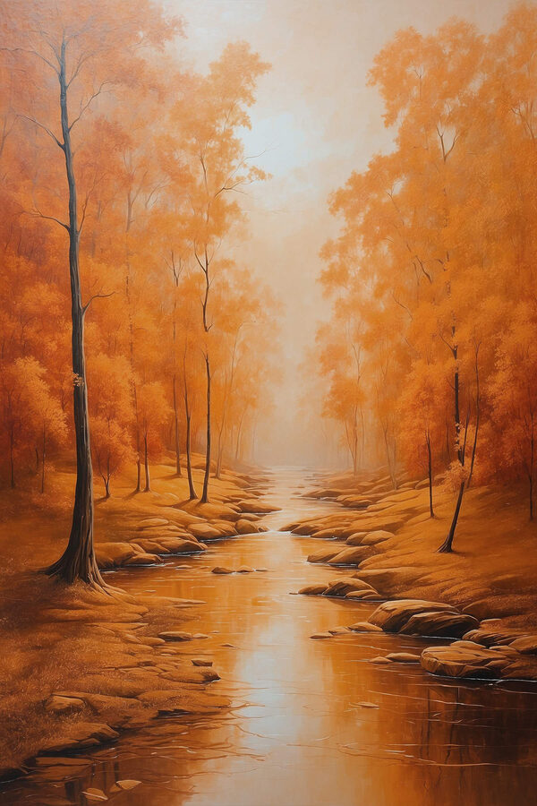 River running through a forest River running through a forest
