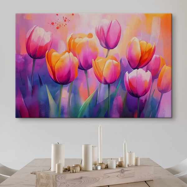 Malování tulipánů Malování tulipánů