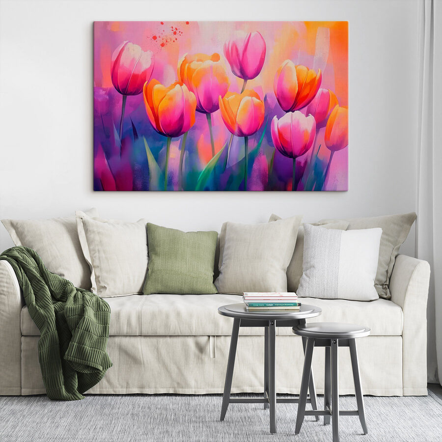 Malování tulipánů