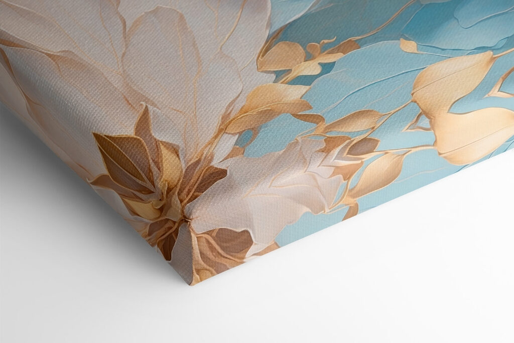 Blossoms in serene pastel hues