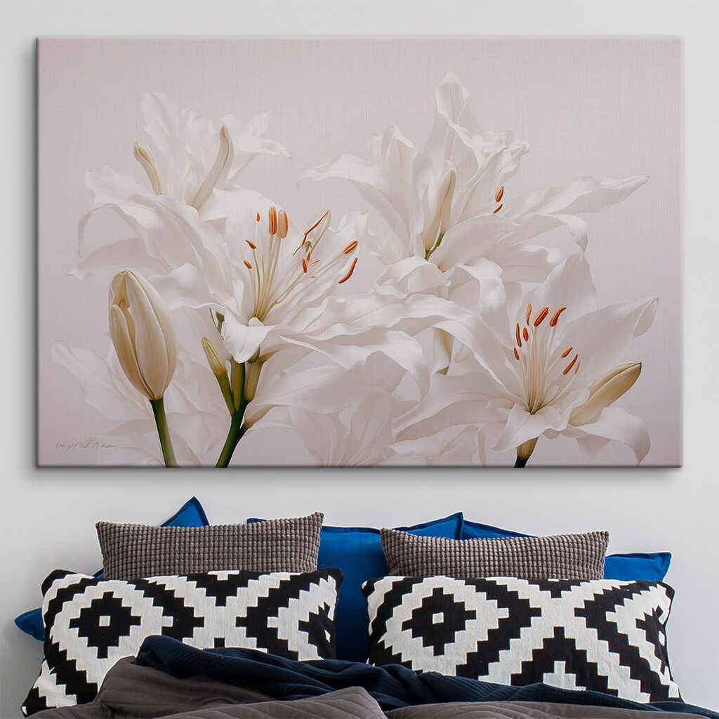 Group of white flowers