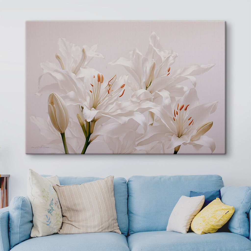 Group of white flowers