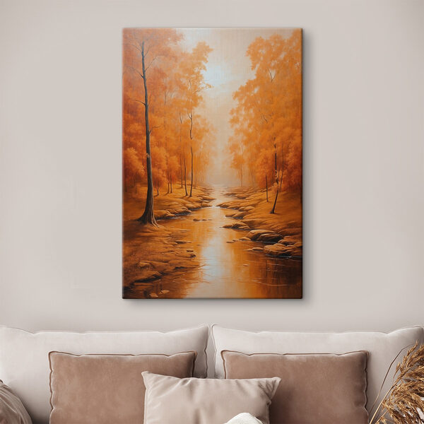 River running through a forest River running through a forest