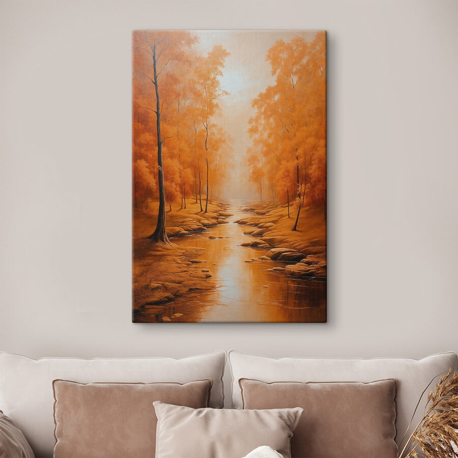 River running through a forest River running through a forest