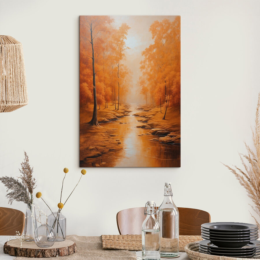 River running through a forest River running through a forest