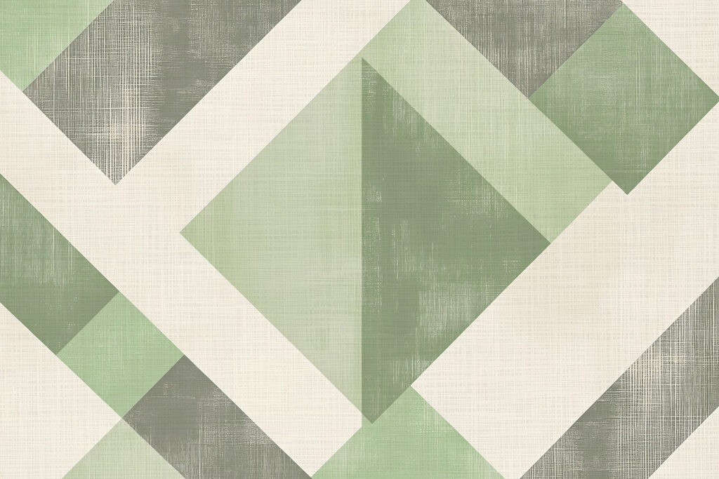 Zelený a bílý geometrický vzor Zelený a bílý geometrický vzor