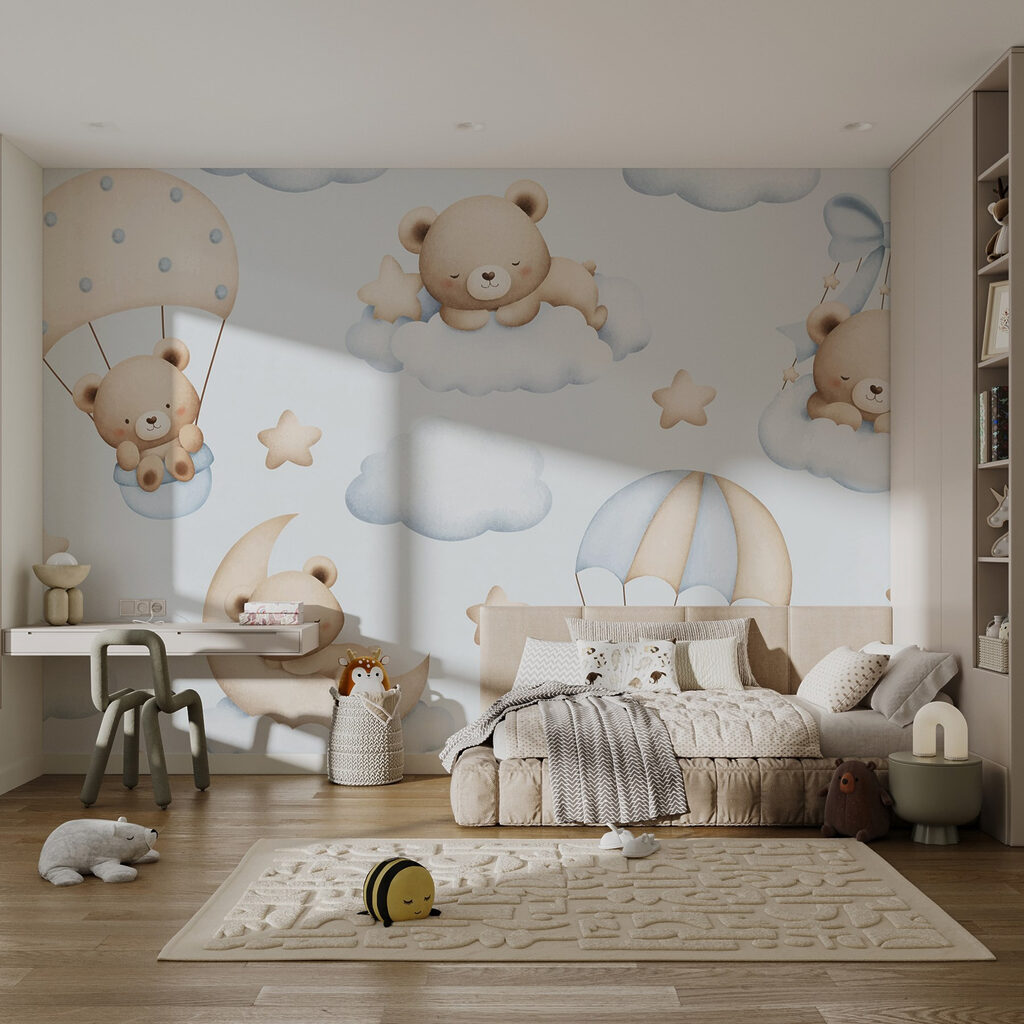 Seamless pattern of teddy bears Seamless pattern of teddy bears