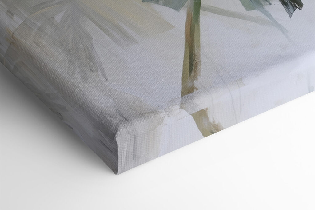 Painting of palm leaves