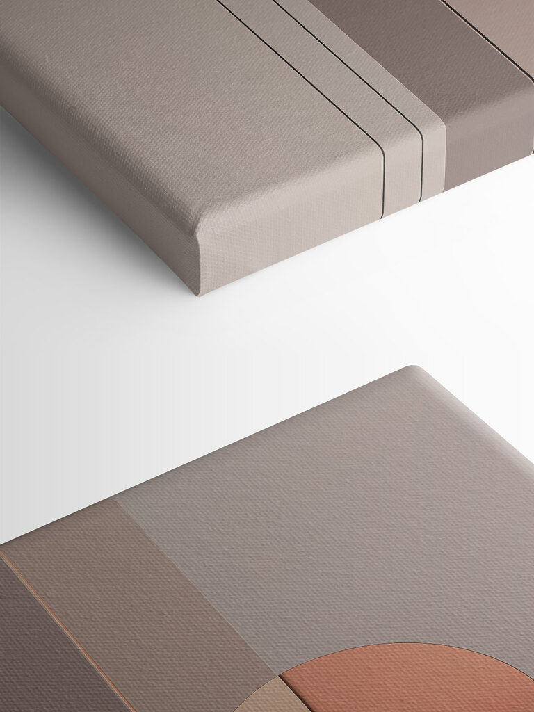 Wall with a circle and a line