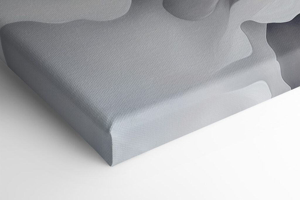 White and grey abstract art White and grey abstract art