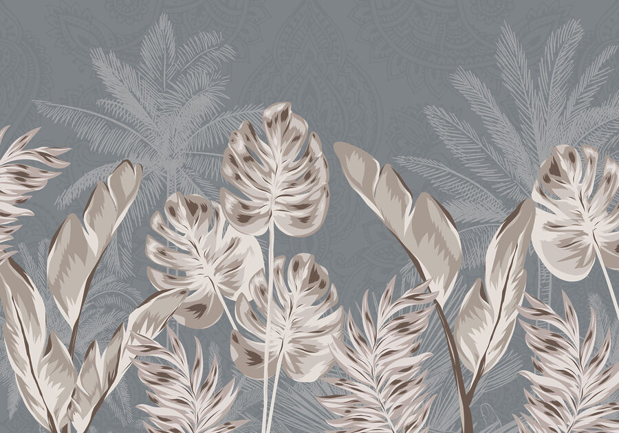 Elegantní botanický design s jemnými odstíny