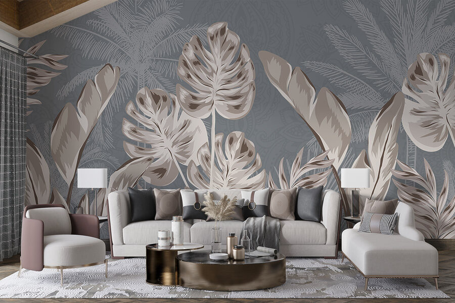 Elegantní botanický design s jemnými odstíny