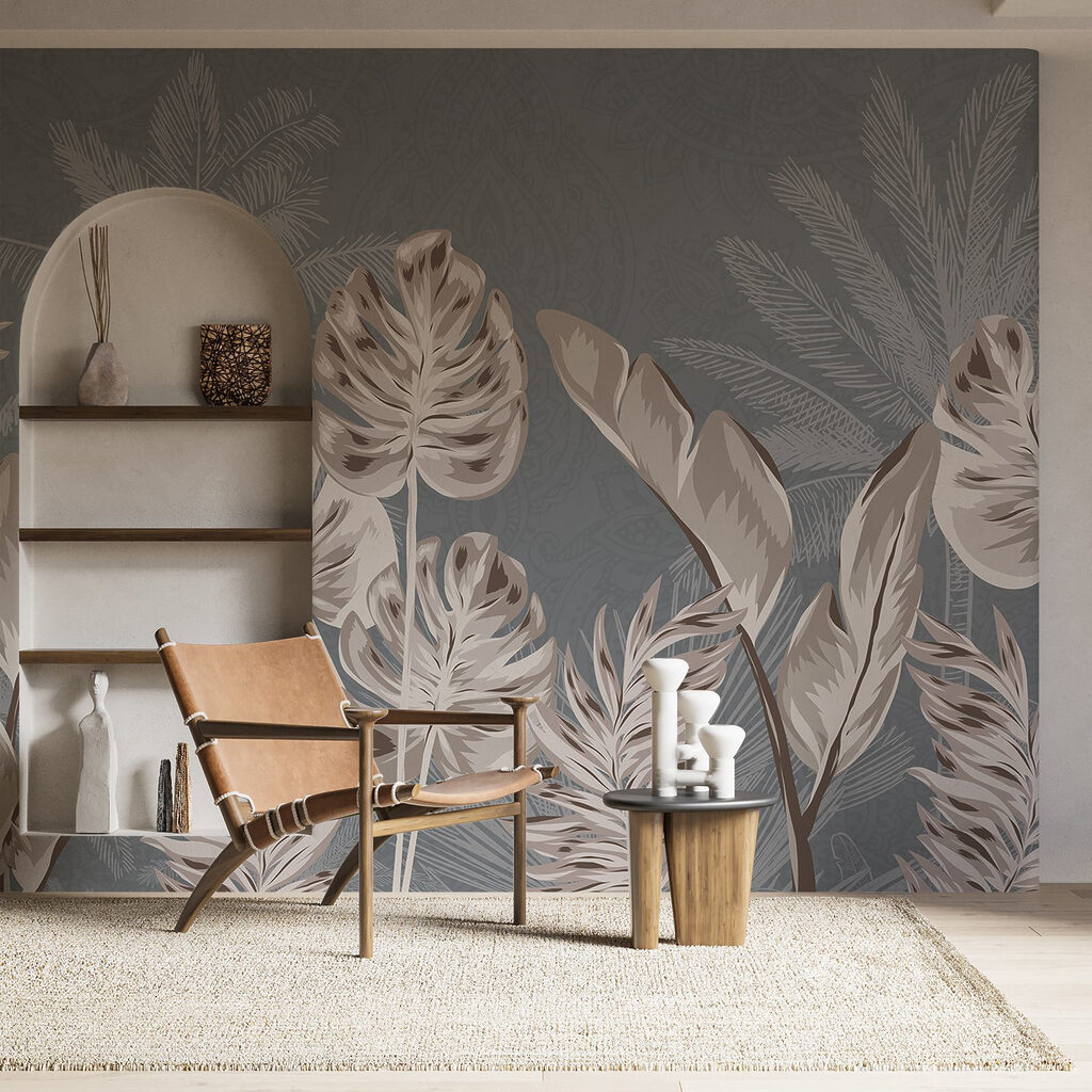 Elegant botanical design with soft hues
