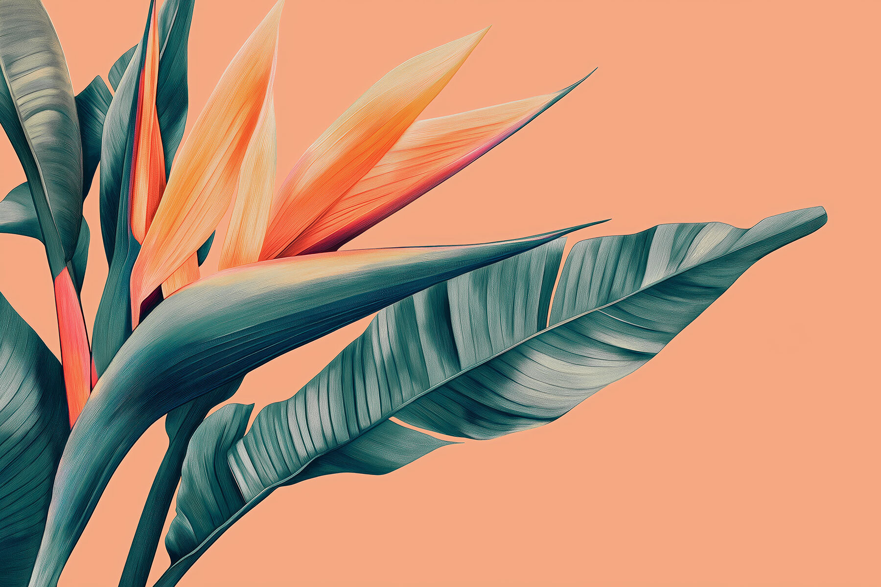 Vibrant blooms against a soft backdrop Vibrant blooms against a soft backdrop