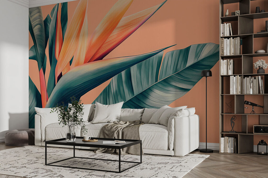 Vibrant blooms against a soft backdrop Vibrant blooms against a soft backdrop