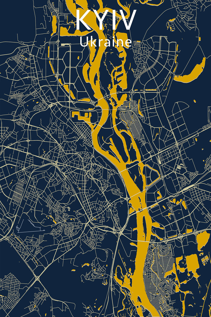Map of a city Map of a city