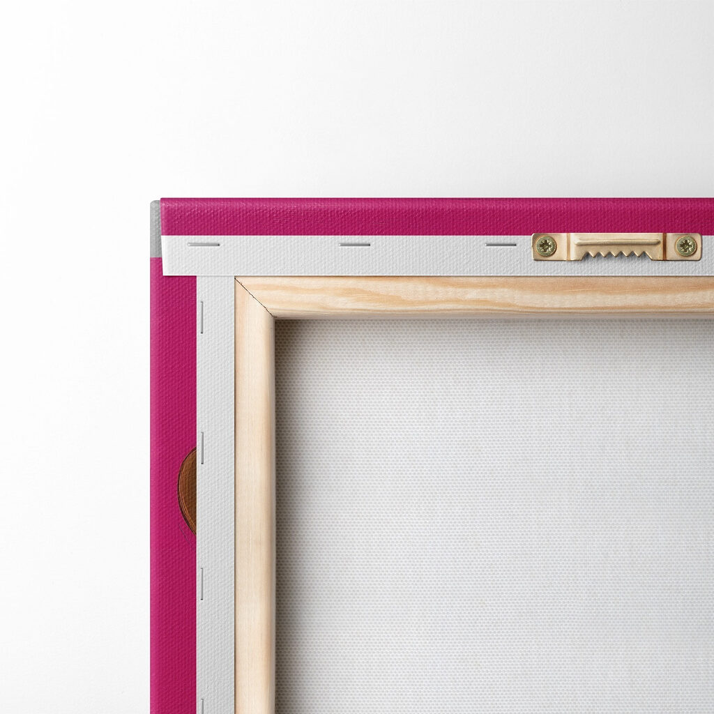 Painting of a leopard wearing a robe and sunglasses holding a cup